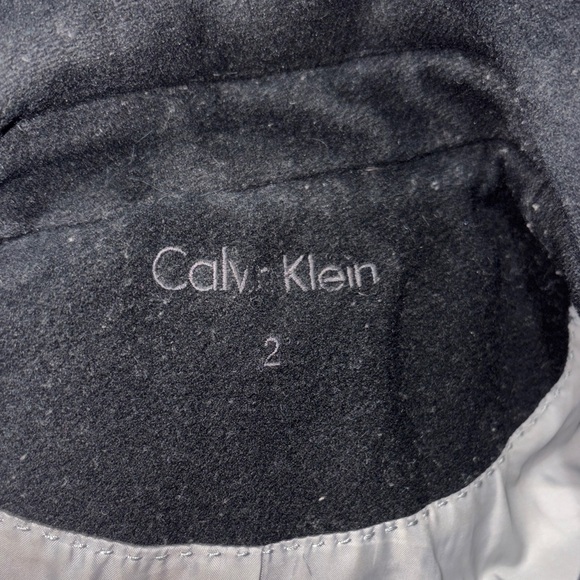 Calvin Klein Classic Black Peacoat - Picture 2 of 2